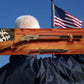 Walker Wood Gifts gun rack Rustic USMC Gun Sword Knife Rack Display Fits Most Lever Action Rifles Retirement Veterans Gift