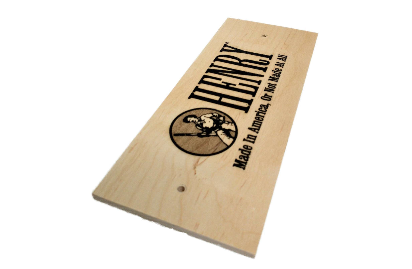 Walker Wood Gifts Novelties Rustic Maple Henry Gun Plaque, Laser Burned, Ranch Cowboy Decor Gift