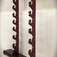 Walker Wood Gifts sword stands Large Professional 8-Tier Katana Sword Stand Exotic Quartersawn Purpleheart Collectors Gift