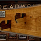 walkerwoodgifts Rustic Cherry Walnut Colt Pistol Wall Mount Display estern Cabin Decor Collectors Gift