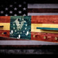 walkerwoodgifts Hat & Coat Rack Patriotic Rustic Flag Coat Rack Shelf Wall Hanging Shotgun Shell Pegs Americana Patriotic Decor, Gift, FREE SHIPPING