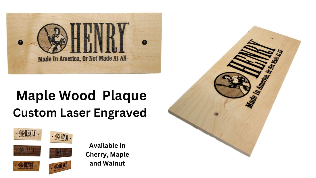 Elegant Wooden Gun Plaques for Rustic Home Decor Walker Wood Gifts