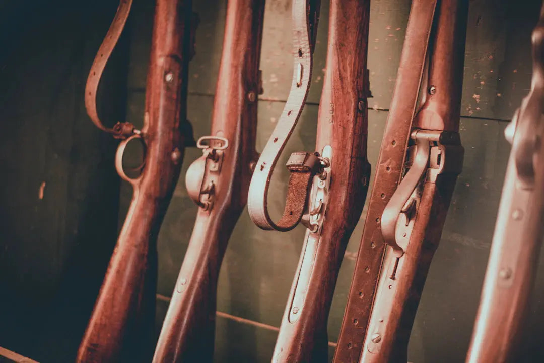 Rustic Wooden Gun Racks for Elegant Rifle Displays