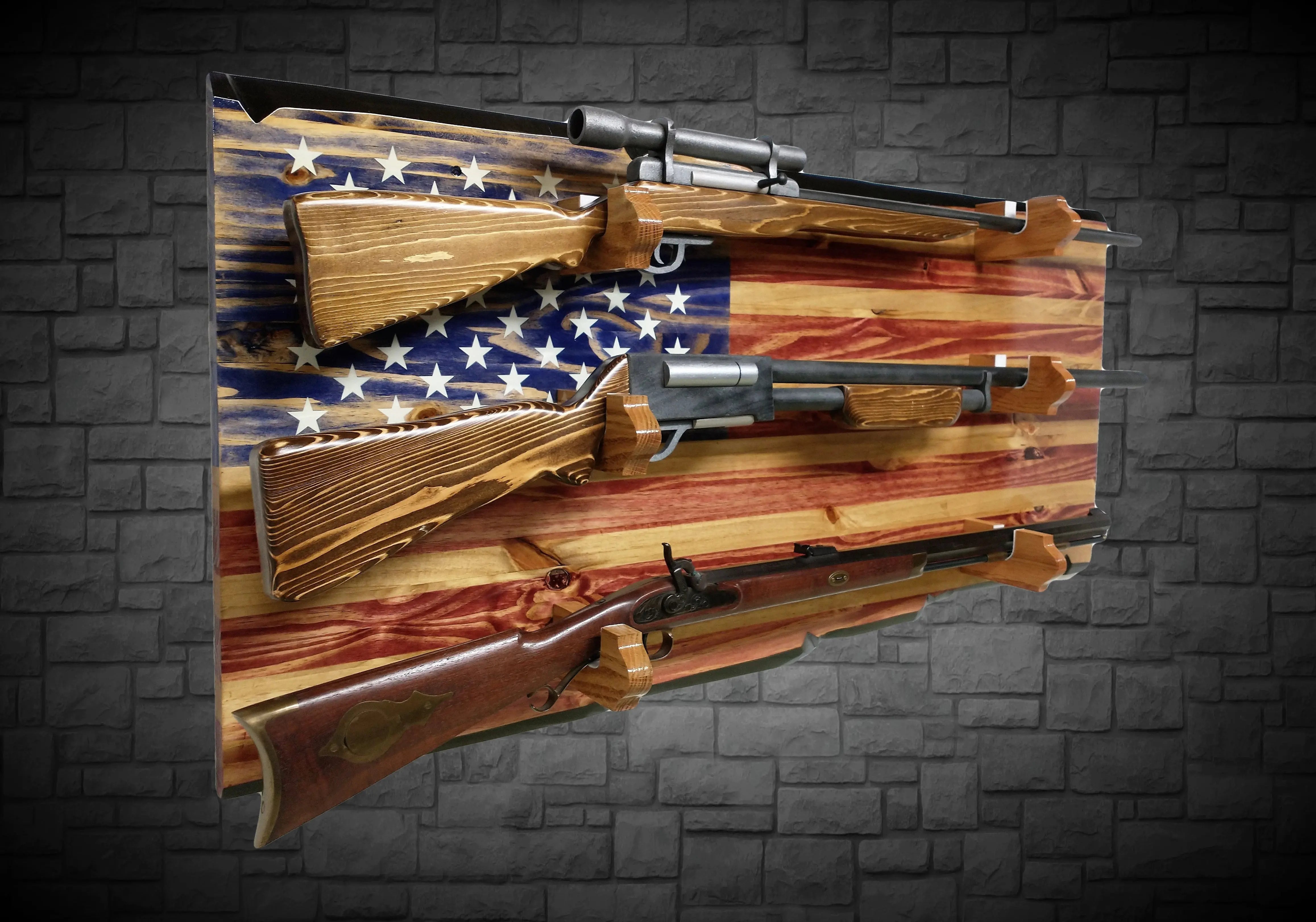 Rustic Gun Racks for Wall – Walker Wood Gifts