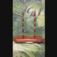 Handmade Beautiful Contoured Padauk Samurai Sword Stand 4-Tier Katana Display
