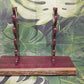 LARGE LIVE EDGE 9 Tier Purple Heart Katana Wakizashi Sword Display Stand A Perfect Gift for Martial Arts Collectors Dojo Enthusiasts