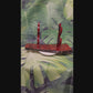 Stunning 2 Tier Live Edge Curly Maple & Padauk Samurai Sword Stand A Perfect Collectible Gift