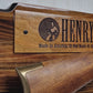 Henry Lever Action Rifle Display Rack | Rustic Tiger Stain Gun Rack | Cherry Henry Plaque | Wall Mount Rifle Display | Walker Wood Gifts
