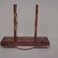 Stunning Rustic 3 Tier Red Cedar Cherry Samurai Sword Display Stand Perfect Collectors Gift