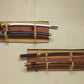 Rustic Live Edge Sword N Sheath Duo Red Cedar Wall Sword Display Collectors Gift