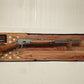 Rustic Winchester 50 White Star Lever Action Rifle Display Faux Live Edge Oak Gun Rack Cabin Décor Collectors Gift