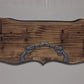 Rustic Faux Live Edge Double Colt PeaceMaker Pistol Wall Display Key Colt Gift