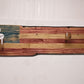 Rustic Don't Tread On Me Rifle Display Faux Live Edge Knotty Pine Gun Rack Décor Collectors Gift