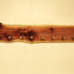 Live Edge Knotty Red Cedar Hat Coat Rack Black Shotgun Shell Pegs Special Request