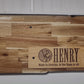 Rustic Lever Action Cabin Acacia Rifle Display Gun Rack | Henry Rifle Wall Mount | American Eagle Flag | Handcrafted Gift