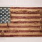 Traditional Old Glory 3 Place Lever Action Aspen Rifle Display Unique Collectors Gift