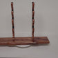 Stunning Rustic 4 Tier Red Cedar Cherry Samurai Sword Display Stand Perfect Collectors Gift