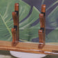 Beautiful Live Edge 2 Tier Ambrosia Maple Samurai Sword Display Stand Veteran Collectors Gift