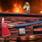 Walker Wood Gifts Fireman's Axe Display Traditional Fireman's Axe Display Shelf for Retired Firefighters Gift
