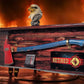 Walker Wood Gifts Fireman's Axe Display Traditional Fireman's Axe Display Shelf for Retired Firefighters Gift
