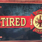 Walker Wood Gifts Fireman's Axe Display Traditional Fireman's Axe Display Shelf for Retired Firefighters Gift
