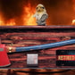 Walker Wood Gifts Fireman's Axe Display Traditional Fireman's Axe Display Shelf for Retired Firefighters Gift