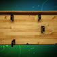 Walker Wood Gifts guitar rack Traditional Rustic Violin Display Shelf: Golden Cabin Pine, Musical Decor