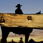Walker Wood Gifts Gun Display Beautiful Rustic Unique Live Edge Spalted Maple Gun Rack Lever Action Rifle Wall Display Collectors Gift