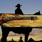 Walker Wood Gifts Gun Display Beautiful Rustic Unique Live Edge Spalted Maple Gun Rack Lever Action Rifle Wall Display Collectors Gift