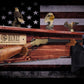 Walker Wood Gifts Gun Display Lever Action Tradition Henry Knotty Pine Rifle Gun Shelf Display Western Farmhouse Gift