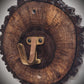 Walker Wood Gifts Gun Display Live Edge Spalted Black Walnut Rifle Display - Rustic Rifle Mount Collector Gift