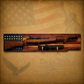 Walker Wood Gifts Gun Display M1 Garand Rifle & K-Bar Display Rack – Handcrafted Old Glory Rustic Gun Display
