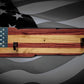 Walker Wood Gifts Gun Display M1 Garand Rifle Wall Display – Handcrafted American Flag Wood Gun Rack