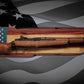 Walker Wood Gifts Gun Display M1 Garand Rifle Wall Display – Handcrafted American Flag Wood Gun Rack
