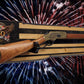 Walker Wood Gifts Gun Display Rustic 250th Bicentennial Lever Action Gun Display Faux Live Edge Knotty Pine Collectors Gift