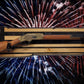 Walker Wood Gifts Gun Display Rustic 250th Bicentennial Lever Action Gun Display Faux Live Edge Knotty Pine Collectors Gift