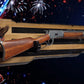 Walker Wood Gifts Gun Display Rustic 250th Bicentennial Lever Action Gun Display Faux Live Edge Pine Collectors Gift