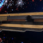 Walker Wood Gifts Gun Display Rustic 250th Bicentennial Lever Action Gun Display Faux Live Edge Pine Collectors Gift