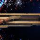 Walker Wood Gifts Gun Display Rustic 250th Bicentennial Lever Action Gun Display Faux Live Edge Pine Collectors Gift
