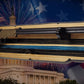 Walker Wood Gifts Gun Display Rustic 250th Freedom USA Lever Action Gun Display Blue Line Faux Live Edge Pine