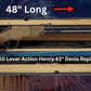 Walker Wood Gifts Gun Display Rustic 250th Freedom USA Lever Action Gun Display Blue Line Faux Live Edge Pine