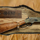 Walker Wood Gifts Gun Display Rustic Beautiful Contoured Live Edge Red Oak Lever Action Henry Gun Display Collectors Gift