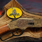 Walker Wood Gifts Gun Display Rustic Don't Tread On Me Contoured Live Edge Lever Action Gun Display Western Gift