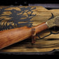 Walker Wood Gifts Gun Display Rustic Faux Live Edge Lever Action Rifle Display | Knotty Pine Gun Rack | American Eagle Flag | Handmade Wall Mount