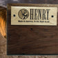Walker Wood Gifts Gun Display Rustic Henry Lever Action 2 Place Walnut Gun Rack Wall Display Collecters Gift Western Decor