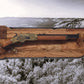 Walker Wood Gifts Gun Display Rustic Lever Action Henry Rifle Display Cabin Oak with Lock Collectors Gift