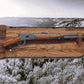 Walker Wood Gifts Gun Display Rustic Lever Action Henry Rifle Display Cabin Oak with Lock Collectors Gift
