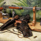 Walker Wood Gifts Gun Display Rustic Lever Action Oak Rifle Display Stand Western Cowboy Decor Gift