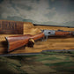 Walker Wood Gifts Gun Display Rustic Lever Action Rifle Display | Handcrafted Rustic Faux Live Edge Knotty Pine Gun Rack Wall Mount Henry Decor Gift