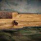 Walker Wood Gifts Gun Display Rustic Lever Action Rifle Display | Handcrafted Rustic Faux Live Edge Knotty Pine Gun Rack Wall Mount Henry Decor Gift